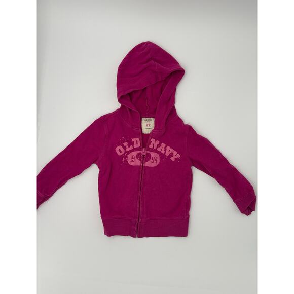 Old Navy | Girls' Zip-Up Hoodie | Size 2T | Pre-Owned | Comfy & Cute - Picture 4 of 4